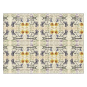 Nappe tour eiffel de paris, papillon rustique vintage (Devant (Horizontal))