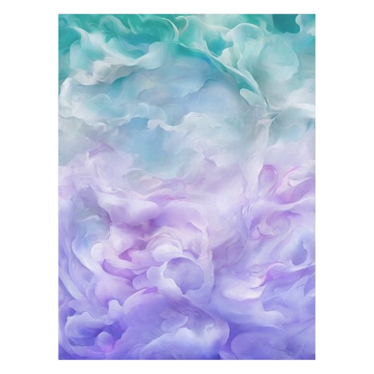 Nappe Tourbillon de nuage bleu et violet (Devant)