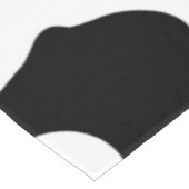 Nappe Tourbillon noir et Marbre blanc moderne (Angle)