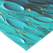 Nappe Tourbillon océan turquoise abstrait (Angle)