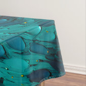 Nappe Tourbillon océan turquoise abstrait (In Situ)