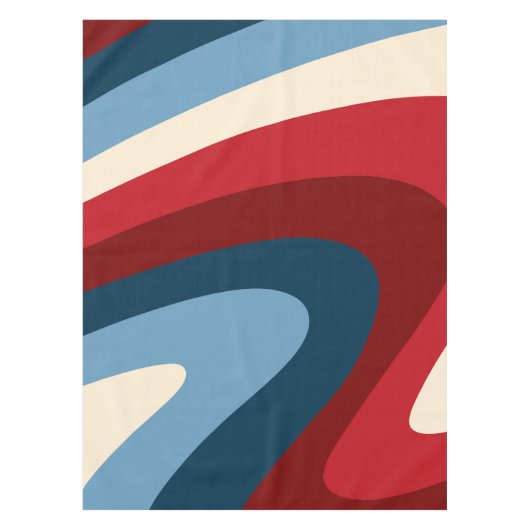 Nappe Tourbillons les années 70 rétro (Devant)