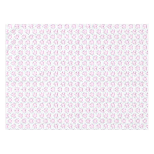 Nappe Tourmaline bijoux coeur à deux tons tissu motif (Devant (Horizontal))