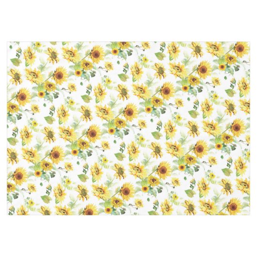 Nappe Tournesol aquarelle (Devant (Horizontal))