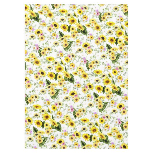 Nappe Tournesol d'aquarelle 7 (Devant)