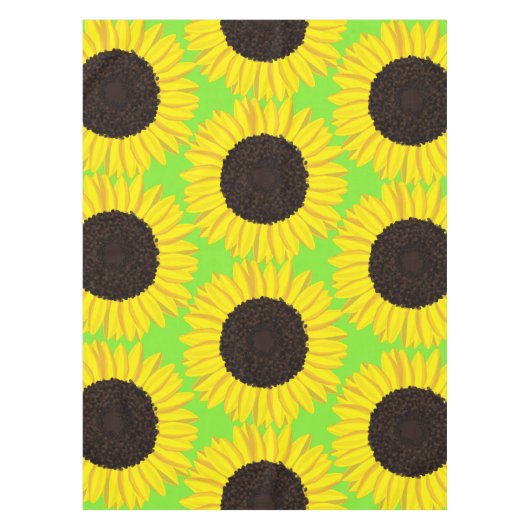 Nappe Tournesol fête d'anniversaire (Devant)