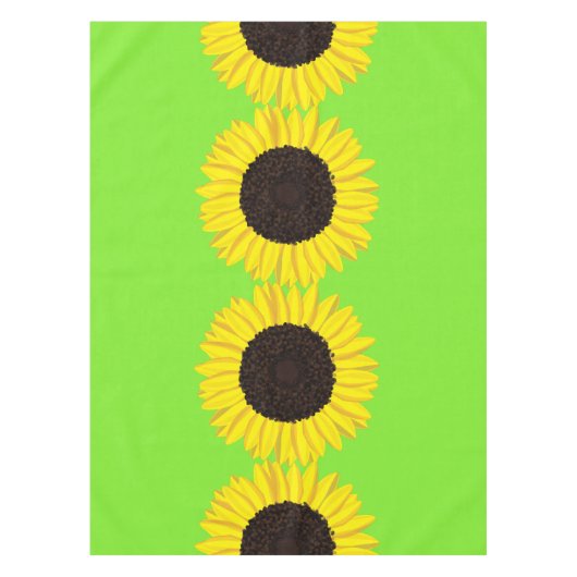 Nappe Tournesol fête d'anniversaire (Devant)