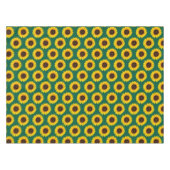 Nappe Tournesol Jaune Vibrant en Fleur (Devant (Horizontal))