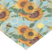Nappe Tournesol Ruche En Nid D'Abeille Doré (Angle)