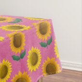 Nappe Tournesol soleil - rose (In Situ)