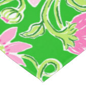 Nappe Tournesols Fleuris Rose (Angle)