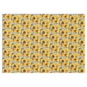 Nappe Tournesols Fleurs Floral Chic (Devant (Horizontal))