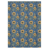 Nappe Tournesols Sur Faux Denim (Devant)