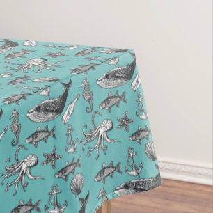 Nappe Tout les motif de mer