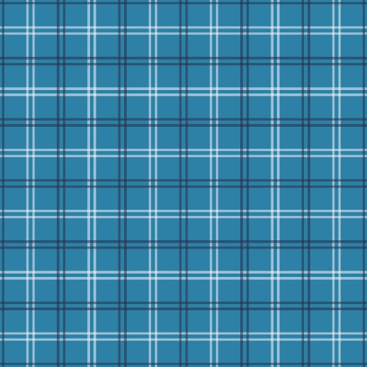 Nappe traditionnelle en Tartan Plaid en bleu marin