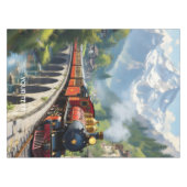 Nappe Train antique Imaginaire Crimson (Devant (Horizontal))