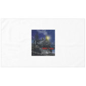 Nappe Train de Noël dans la neige (Devant (Horizontal))