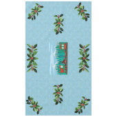 Nappe Train de Noël sur Sky Blue (Devant)
