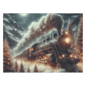 Nappe Train de nuit d'hiver/Noël (Devant (Horizontal))