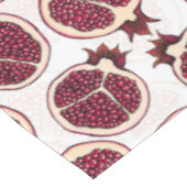 Nappe Tranches de grenade sur blanc (Angle)