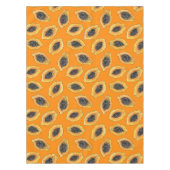 Nappe Tranches de Papaya sur orange (Devant)