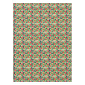 Nappe Tranches de pastèque avec feuilles tropicaux (Devant)