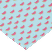 Nappe Tranches de pastèque sur le motif turquoise (Angle)