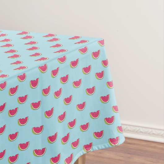 Nappe Tranches de pastèque sur le motif turquoise (In Situ)