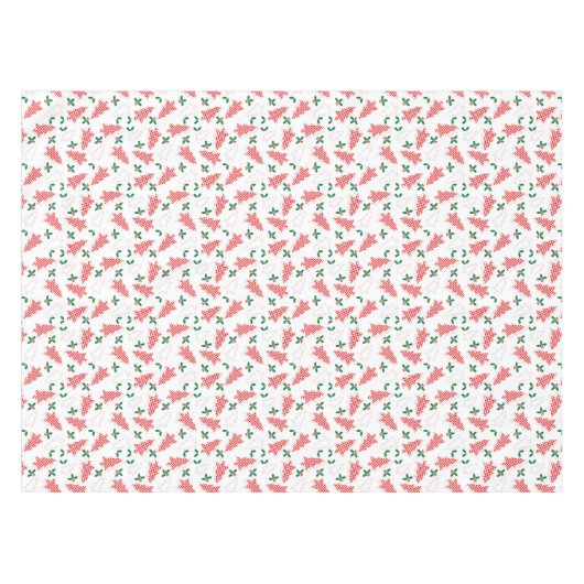 Nappe Tree Cut-Out Christmas Tablecloth (Devant (Horizontal))