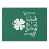 Nappe Trèfle Chanceux de la Saint-Patrick Vintage  (Devant (Horizontal))