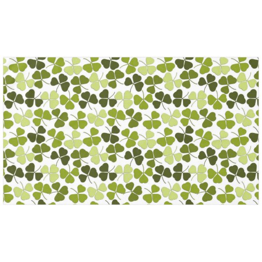 Nappe Trèfle vert dans une variété de nuances (Devant (Horizontal))