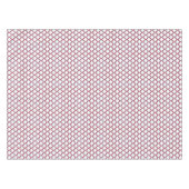 Nappe Trellis blanc et rouge, treillis, Quatrefoil (Devant (Horizontal))