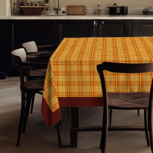 Nappe Trendy Colors Tablecloth Fall Plaid Anniversary