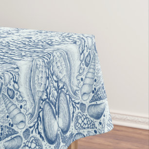 Nappe Trésors de plage en bleu