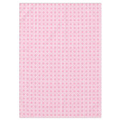 Nappe Tressage de rotin blanc et rose (Devant)