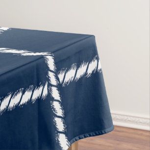 Nappe Tressé de corde nautique – Navy Coastal
