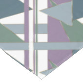 Nappe Triangle géométrique Motif bleu violet vert (Angle)