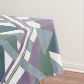Nappe Triangle géométrique Motif bleu violet vert (In Situ)