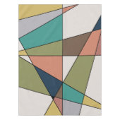 Nappe Triangle moderne du milieu du siècle Abstrait (Devant)