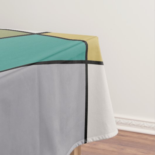 Nappe Triangle moderne du milieu du siècle Abstrait (In Situ)