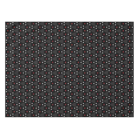 Nappe Triangle noir UFO Motif moderne Abstrait (Devant (Horizontal))