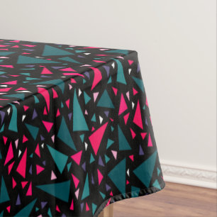 Nappe Triangles bleu écarlate couleurs sur arrière - pla