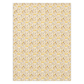 Nappe Triangles brun jaune sur arrière - plan rétro blan (Devant)