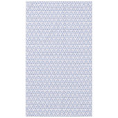 Nappe Triangles en dentelle bleu blanc (Devant)