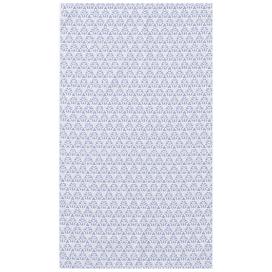 Nappe Triangles en dentelle bleu blanc (Devant)