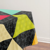 Nappe Triangles géométriques colorés Motif transparent (In Situ)
