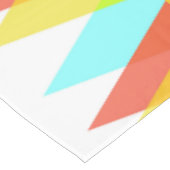 Nappe Triangles jaunes, rouges et bleus cadets (Angle)