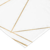 Nappe Triangles minimalistes d'or blanc (Angle)