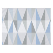 Nappe Triangles modernes du milieu du siècle Sky Blue (Devant (Horizontal))
