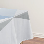Nappe Triangles modernes du milieu du siècle Sky Blue (In Situ)